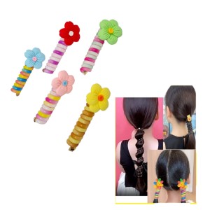 rendedor de cabelo de Silicone Colorido Mola
