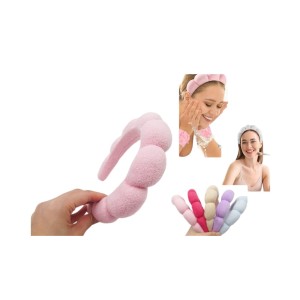 Tiara Atoalhada para Maquiagem Skin Care (Dúzia)