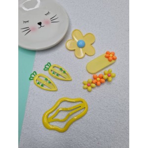 Kit de cabelo infantil com tic tac e Mini Bico de pato (Dúzia)