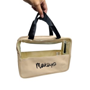 Necessaire Bolsa organizadora de maquiagem PVC Transparente (Dúzia)